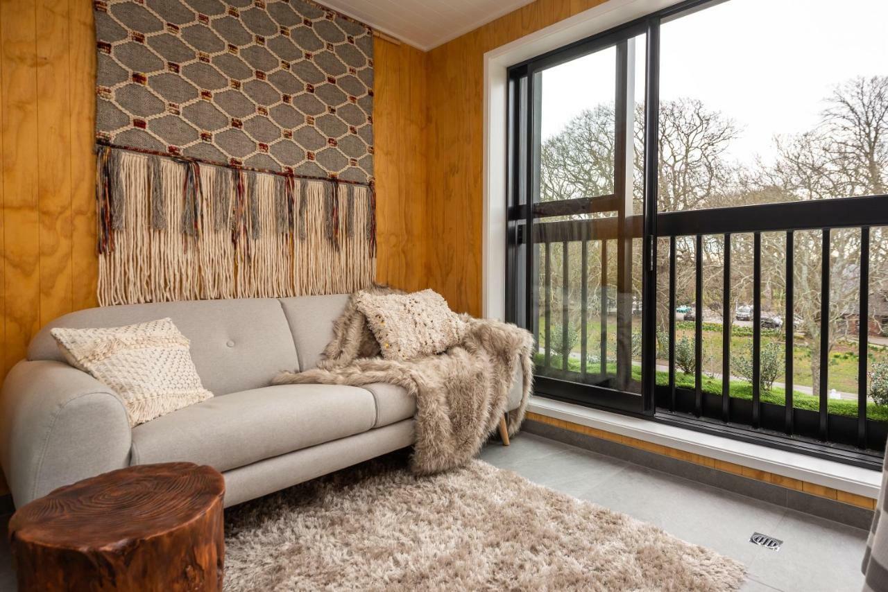 Apartamento Penthouse With Park View Christchurch Exterior foto